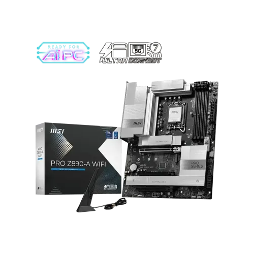MSI PRO Z890-A WIFI LGA 1851 ATX Motherboard MSI PRO Z890-A WIFI LGA 1851 ATX Motherboard
