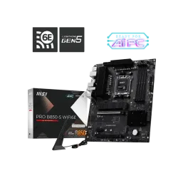 MSI PRO B850-S WIFI6E AM5 ATX Motherboard