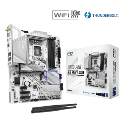 ASRock Z890 Pro RS WiFi White LGA1851 DDR5 ATX Motherboard ASRock Z890 Pro RS WiFi White LGA1851 DDR5 ATX Motherboard