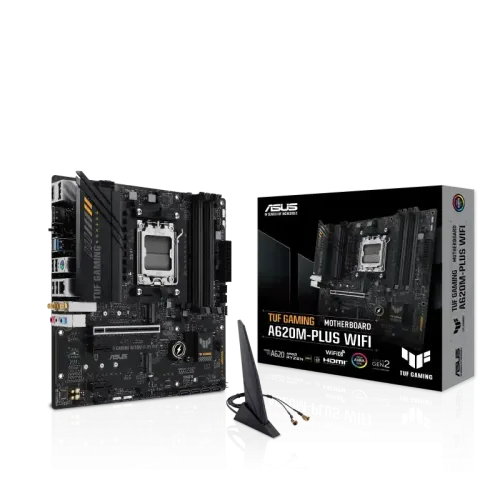 ASUS TUF GAMING A620M-PLUS WIFI AMD AM5 Micro-ATX Motherboard