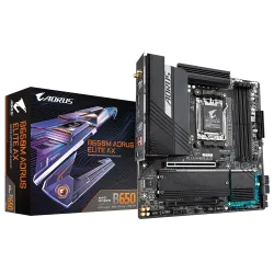 GIGABYTE B650M AORUS ELITE AX DDR5 AMD AM5 Micro-ATX Motherboard GIGABYTE B650M AORUS ELITE AX DDR5 AMD AM5 Micro-ATX Motherboard