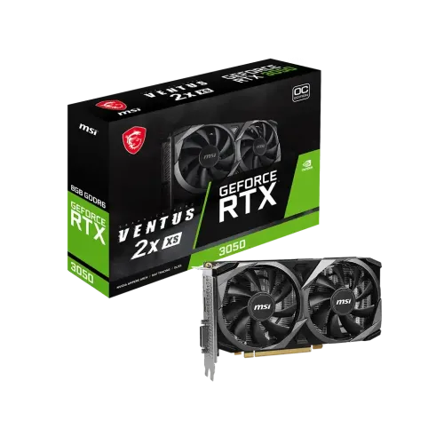 MSI GeForce RTX 3050 VENTUS 2X XS 8GB OC GDDR6 Graphics Card