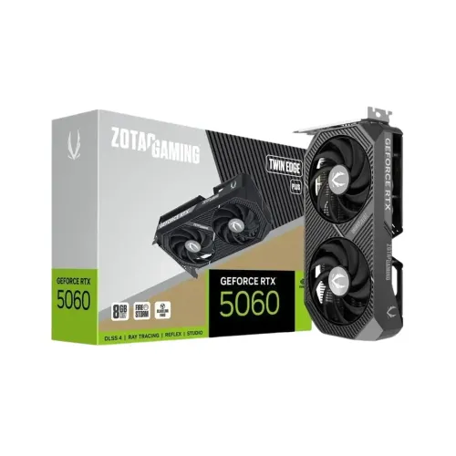 ZOTAC GAMING GeForce RTX 5060 Twin Edge Plus 8GB GDDR7 Graphics Card ZOTAC GAMING GeForce RTX 5060 Twin Edge Plus 8GB GDDR7 Graphics Card
