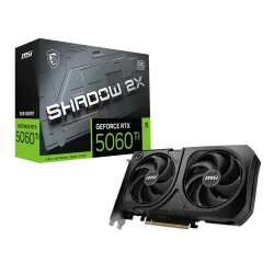 MSI GeForce RTX 5060 Ti 8G SHADOW 2X OC PLUS 8GB GDDR7 Graphics Card MSI GeForce RTX 5060 Ti 8G SHADOW 2X OC PLUS 8GB GDDR7 Graphics Card