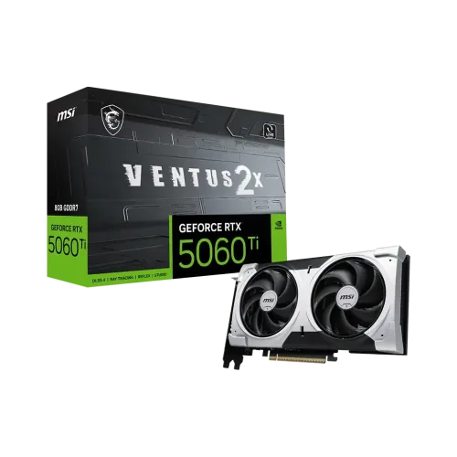 MSI GeForce RTX 5060 Ti 8G VENTUS 2X PLUS 8GB GDDR7 Graphics Card MSI GeForce RTX 5060 Ti 8G VENTUS 2X PLUS 8GB GDDR7 Graphics Card