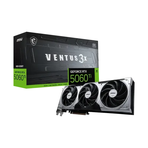 MSI GeForce RTX 5060 Ti 8G VENTUS 3X OC 8GB GDDR7 Graphics Card