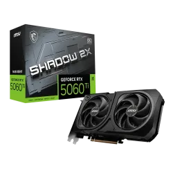 MSI GeForce RTX 5060 Ti 16G SHADOW 2X OC PLUS 16GB GDDR7 Graphics Card MSI GeForce RTX 5060 Ti 16G SHADOW 2X OC PLUS 16GB GDDR7 Graphics Card