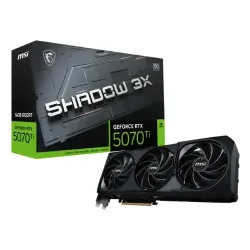 MSI GeForce RTX 5070 Ti 16G SHADOW 3X OC 16GB GDDR7 Graphics Card MSI GeForce RTX 5070 Ti 16G SHADOW 3X OC 16GB GDDR7 Graphics Card