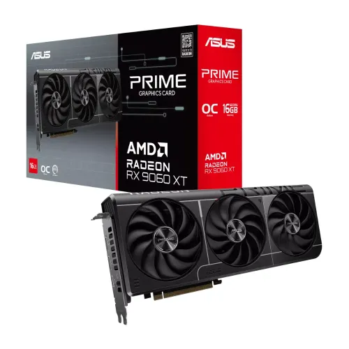 ASUS Prime Radeon RX 9060 XT 16GB GDDR6 OC Edition Graphics Card ASUS Prime Radeon RX 9060 XT 16GB GDDR6 OC Edition Graphics Card