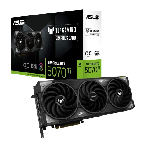 ASUS TUF Gaming GeForce RTX 5070 Ti 16GB GDDR7 OC Edition Graphics Card