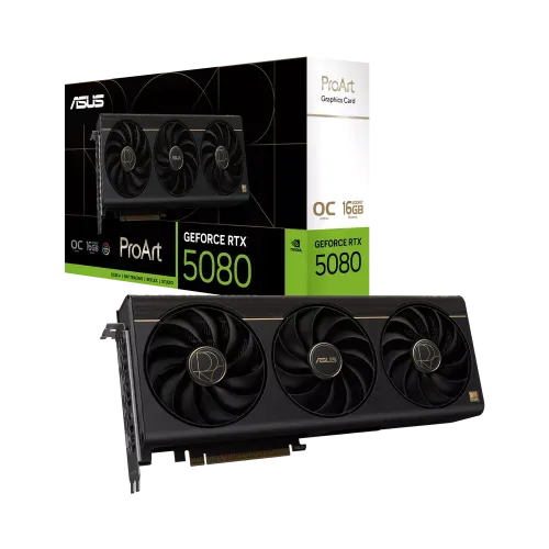 ASUS ProArt GeForce RTX 5080 16GB GDDR7 OC Edition Graphics Card
