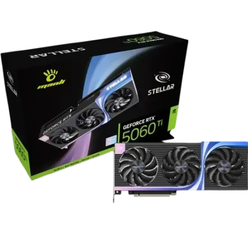 Manli Black Stellar GeForce RTX 5060 Ti OC 16GB GDDR7 Graphics Card Manli Black Stellar GeForce RTX 5060 Ti OC 16GB GDDR7 Graphics Card