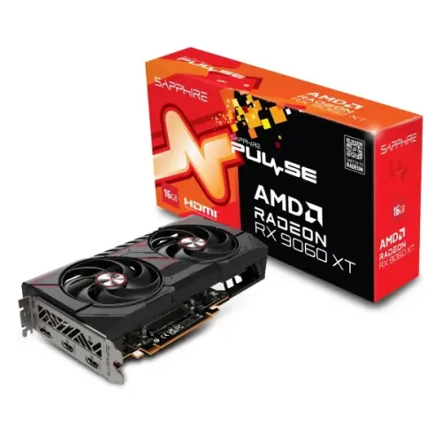 Sapphire Pulse AMD Radeon RX 9060 XT GAMING OC 16GB GDDR6 Graphics Card Sapphire Pulse AMD Radeon RX 9060 XT GAMING OC 16GB GDDR6 Graphics Card