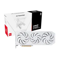 PowerColor Hellhound Spectral White AMD Radeon RX 9070 XT 16GB GDDR6 Graphics Card PowerColor Hellhound Spectral White AMD Radeon RX 9070 XT 16GB GDDR6 Graphics Card
