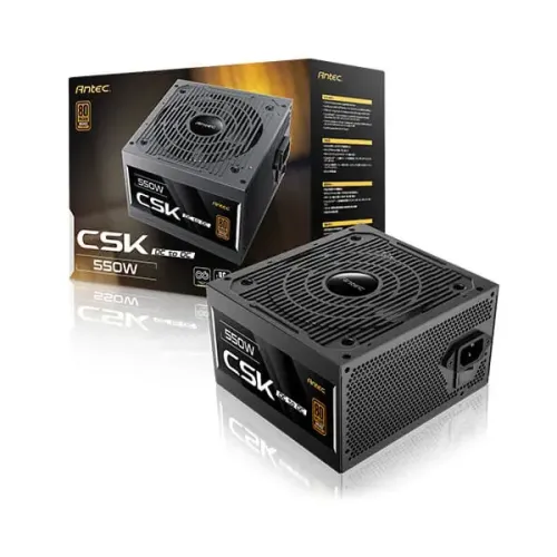Antec CSK 550DC 550W 80+ Bronze Non-Modular Power Supply Antec CSK 550DC 550W 80+ Bronze Non-Modular Power Supply