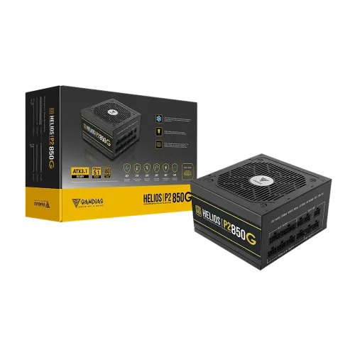 Gamdias HELIOS P2-850G V2 850W 80+ Gold ATX 3.1 & PCIE 5.1 Fully Modular Power Supply