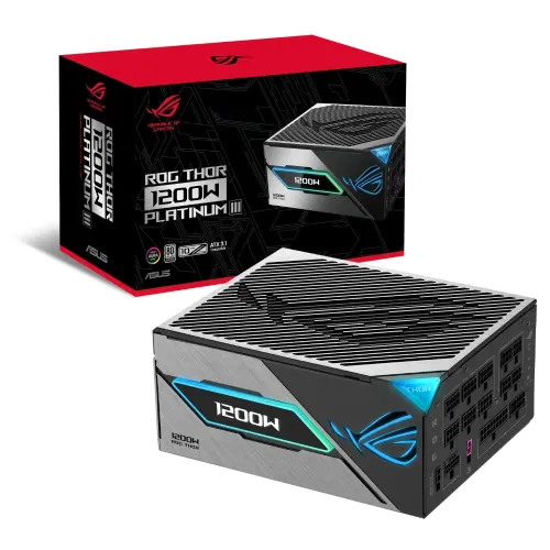 ASUS ROG THOR 1200W Platinum III 80 Plus Platinum Power Supply ASUS ROG THOR 1200W Platinum III 80 Plus Platinum Power Supply