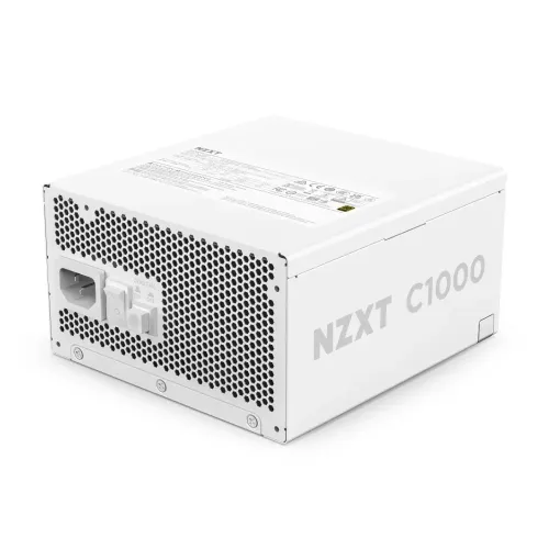 NZXT C1000 1000W 80 Plus Gold ATX 3.1 Full Modular Power Supply White NZXT C1000 1000W 80 Plus Gold ATX 3.1 Full Modular Power Supply White