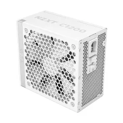 NZXT C1200 80 Plus Gold ATX 3.1 Full Modular 1200 Watt Power Supply White