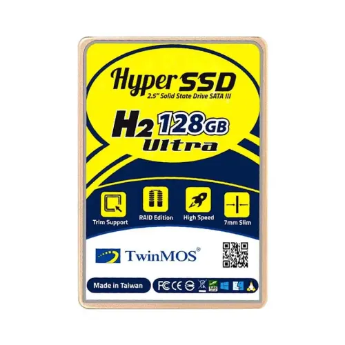 TwinMOS Hyper H2 Ultra 128GB 2.5 Inch SATA III SSD TwinMOS Hyper H2 Ultra 128GB 2.5 Inch SATA III SSD