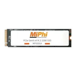 MiPhi MP500G4 512GB M.2 PCIe Gen4 NVMe SSD MiPhi MP500G4 512GB M.2 PCIe Gen4 NVMe SSD