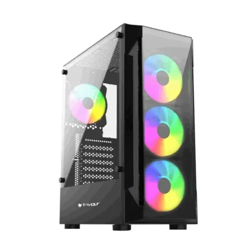 T-wolf Platina X4 ARGB Mid-Tower ATX Gaming Casing T-wolf Platina X4 ARGB Mid-Tower ATX Gaming Casing