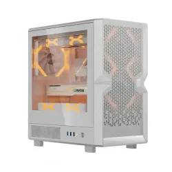 Golden Field H01 M-ATX Mini Tower Gaming Casing White