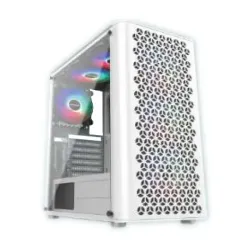 PC Power Trinity Mesh White Gaming Casing