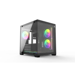 T-Wolf Mystery Box NV X5 Infinity ARGB M-ATX Mid Tower Gaming Casing