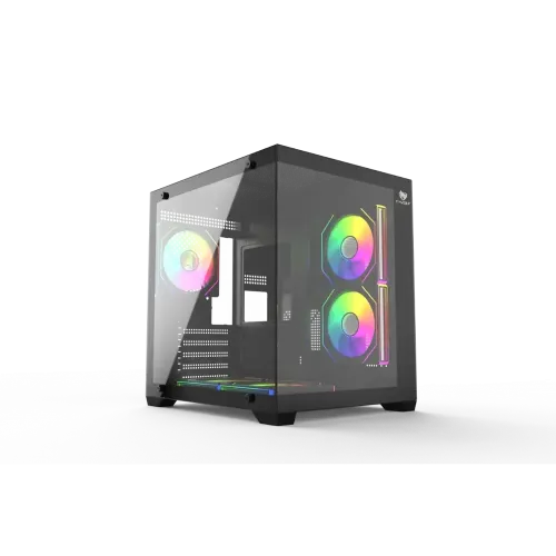 T-Wolf Mystery Box NV X5 Infinity ARGB M-ATX Mid Tower Gaming Casing