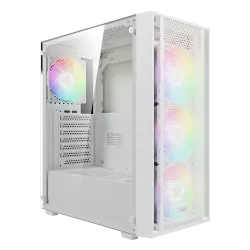 Gamdias AURA GC2 ELITE WH Perforated RGB Mid-Tower Casing Gamdias AURA GC2 ELITE WH Perforated RGB Mid-Tower Casing