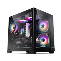 Golden Field Seaview M360 Black Mini Tower Micro-ATX Gaming Case Golden Field Seaview M360 Black Mini Tower Micro-ATX Gaming Case