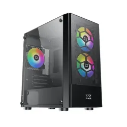 XIGMATEK Oreo Tempered Glass Mini Tower Gaming Casing XIGMATEK Oreo Tempered Glass Mini Tower Gaming Casing
