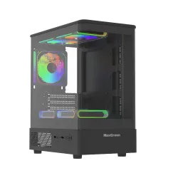 MaxGreen Curve Arylic 312 Mid Tower mATX Gaming Casing MaxGreen Curve Arylic 312 Mid Tower mATX Gaming Casing