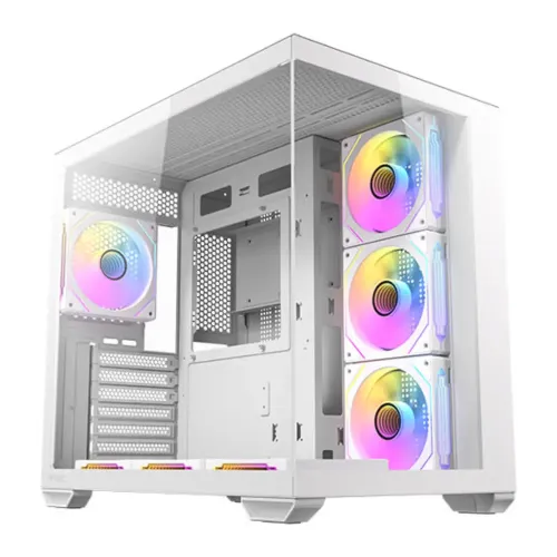 Antec CX Mirror White ARGB ATX Mid Tower Gaming Casing Antec CX Mirror White ARGB ATX Mid Tower Gaming Casing