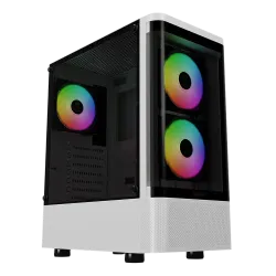Gamdias TALOS E3 CG WH ARGB ATX Mid-Tower Gaming Casing Gamdias TALOS E3 CG WH ARGB ATX Mid-Tower Gaming Casing