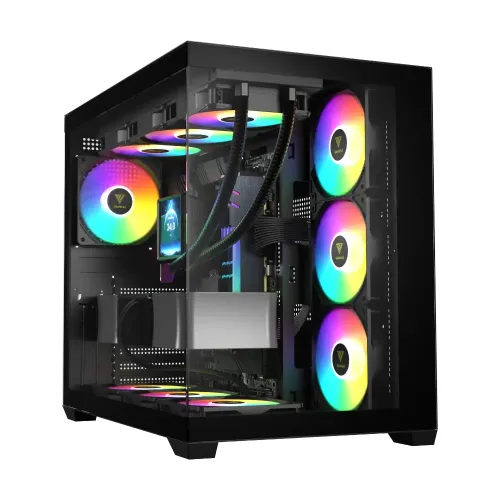 Gamdias AURA GC107 ELITE ARGB ATX Mid Tower Gaming Casing Gamdias AURA GC107 ELITE ARGB ATX Mid Tower Gaming Casing