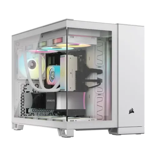 Corsair 2500X Mid-Tower Dual Chamber Casing White