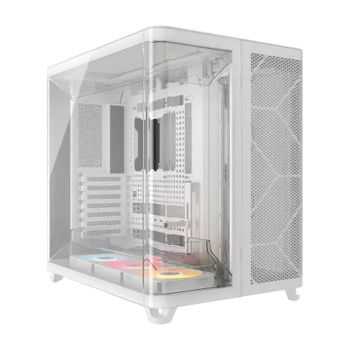 Corsair AIR 5400 RS-R ARGB Triple Chamber E-ATX Mid-Tower Casing White
