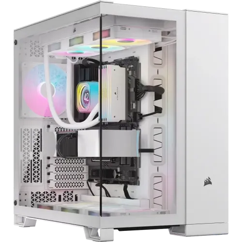 Corsair 6500X Mid-Tower Dual Chamber Casing White Corsair 6500X Mid-Tower Dual Chamber Casing White