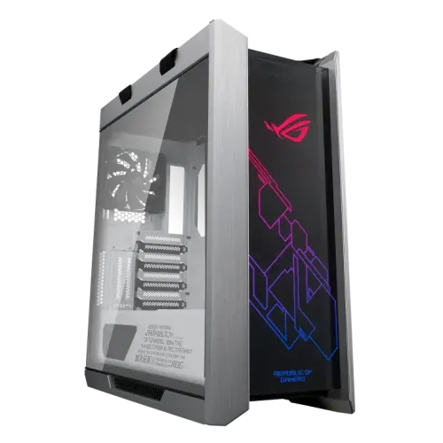 ASUS ROG Strix Helios GX601 White Edition E-ATX Mid Tower Gaming Casing ASUS ROG Strix Helios GX601 White Edition E-ATX Mid Tower Gaming Casing