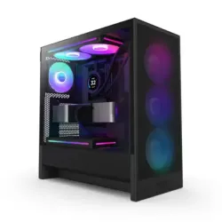 NZXT H5 Flow RGB 2024 Compact Mid-tower Airflow Casing NZXT H5 Flow RGB 2024 Compact Mid-tower Airflow Casing