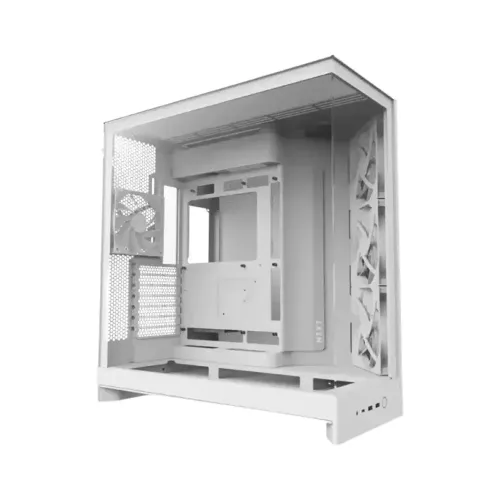 NZXT H9 Flow Dual-Chamber Mid-Tower Airflow Casing White (2025) NZXT H9 Flow Dual-Chamber Mid-Tower Airflow Casing White (2025)