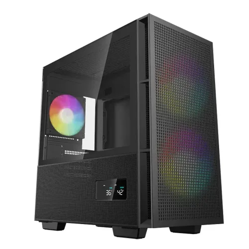 DeepCool CH360 Digital mATX Mid-Tower Gaming Casing with Digital Display DeepCool CH360 Digital mATX Mid-Tower Gaming Casing with Digital Display