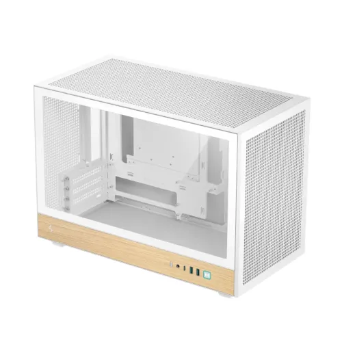 DeepCool CH260 WOOD WH mATX Micro Tower Gaming Casing DeepCool CH260 WOOD WH mATX Micro Tower Gaming Casing