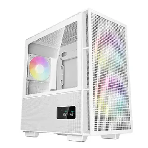 Deepcool CH360 Digital WH mATX Mid-Tower Gaming Casing with Digital Display Deepcool CH360 Digital WH mATX Mid-Tower Gaming Casing with Digital Display