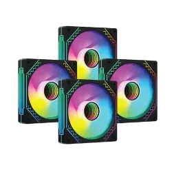 PC Power IRISH INFINITY F40 4 In 1 ARGB Casing Cooling Fan PC Power IRISH INFINITY F40 4 In 1 ARGB Casing Cooling Fan