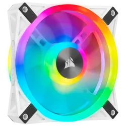 Corsair iCUE QL120 RGB 120mm PWM White Single Case Fan Corsair iCUE QL120 RGB 120mm PWM White Single Case Fan