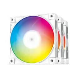 DeepCool FC120 WHITE 3-in-1 Performance 120mm ARGB PWM Case Fan DeepCool FC120 WHITE 3-in-1 Performance 120mm ARGB PWM Case Fan