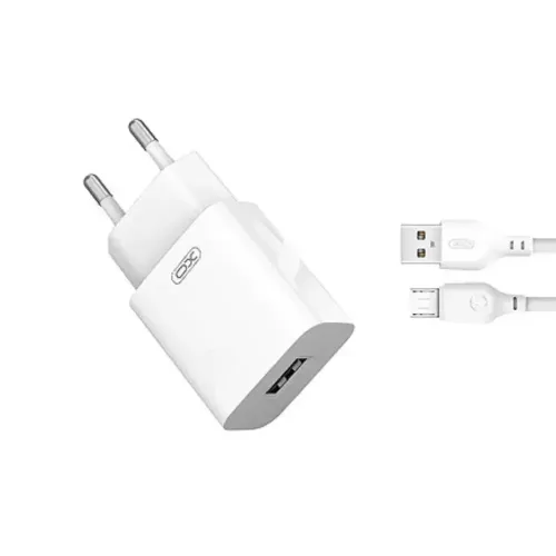 XO L99 EU 2.4A Fast Charger Adapter with Micro USB Cable XO L99 EU 2.4A Fast Charger Adapter with Micro USB Cable